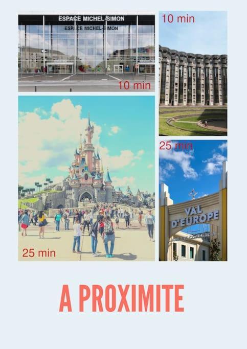 Appartement Proche De Disneyland & Paris Noisy-le-Grand Ngoại thất bức ảnh